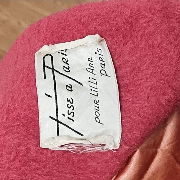 Vintage Lilli Ann San Francisco wool swing coat raspberry/pink - Picture 9 of 12